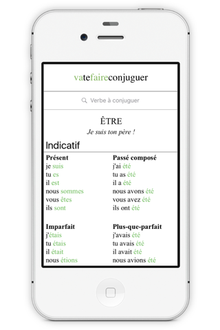 French Conjugation. screenshot 2