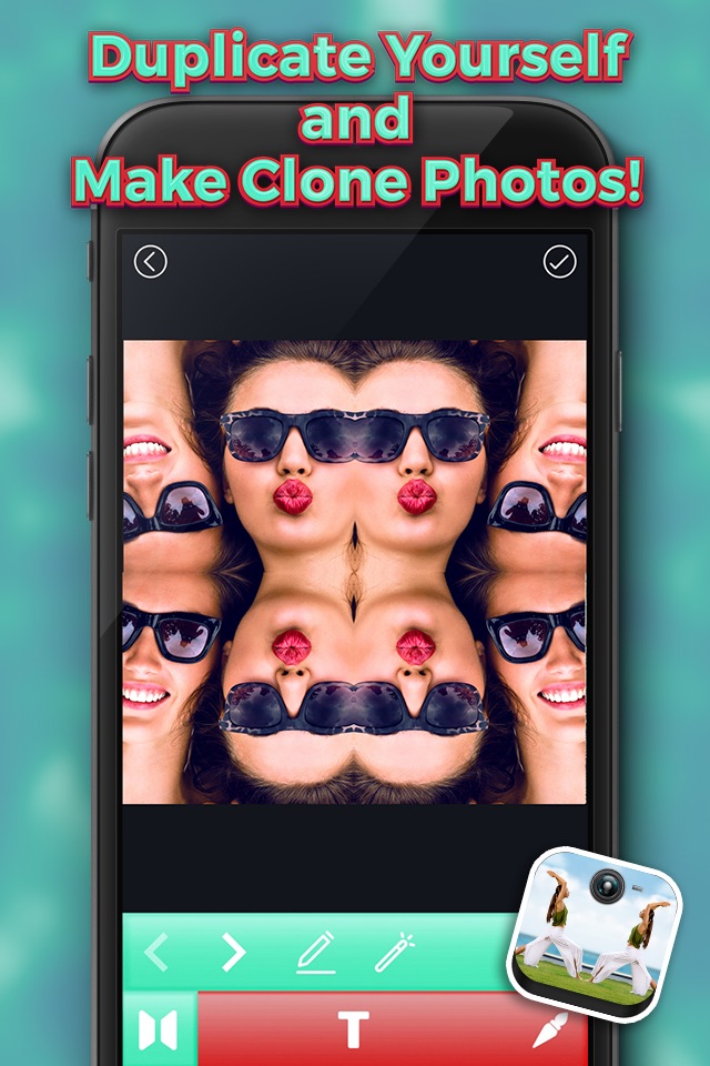 Mirror Photo Effects – Clone Yourself and Make Water Reflection in Pictures screenshot 2