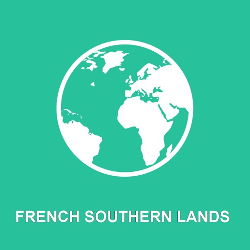 French Southern Lands Offline Map : For Travel