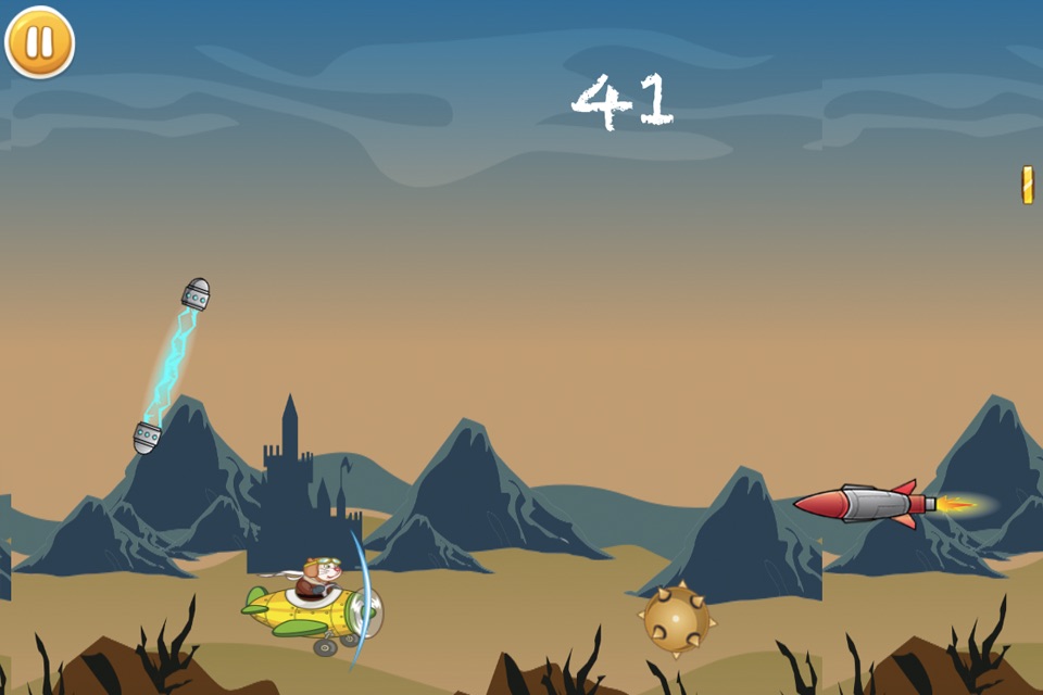 Hero Cat Flying - The Funny Jetpack Adventure Game screenshot 2