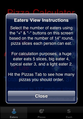 A Pizza Calculator screenshot 3