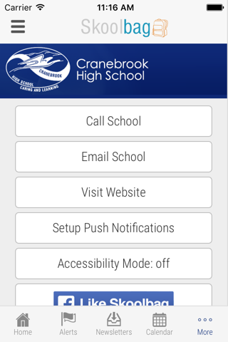 Cranebrook High School - Skoolbag screenshot 4