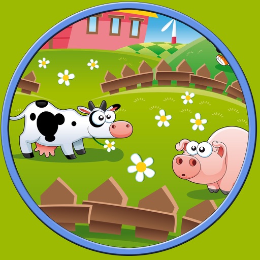 farm animals for good kids - free game icon
