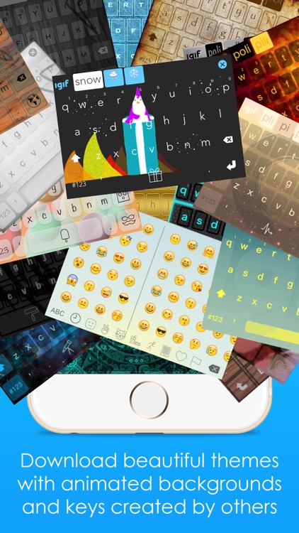 iGIF – Custom Swipe & GIF Keyboards Free screenshot-0