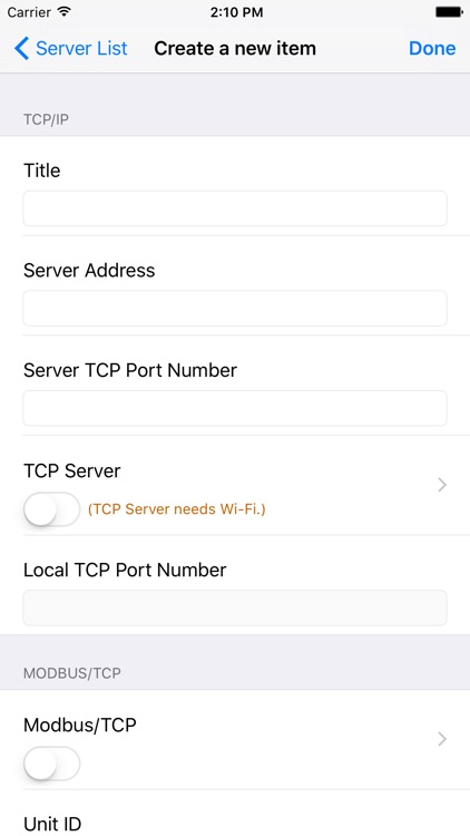 TCP/IP Console