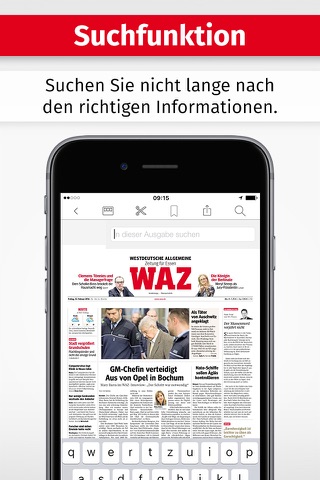 WAZ E-Paper screenshot 3
