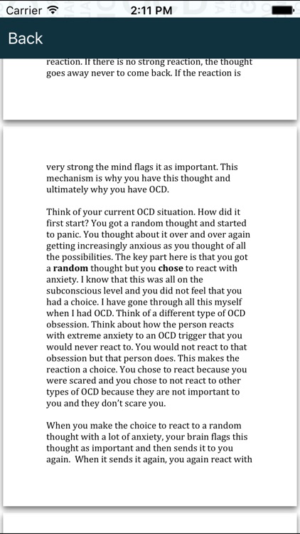 OCD Recovery Using CBT