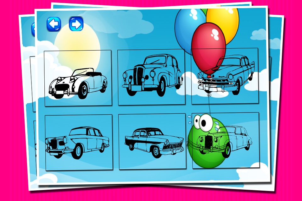 Coloring book Car for kids screenshot 2