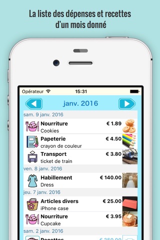 Minty's WALLET - Easy Pocket Money Management screenshot 2