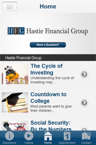 Hastie Financial Group screenshot 2