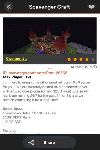 Servers for Minecraft - McPedia Multiplayer Pro Gamer Community Ad-Free screenshot 3