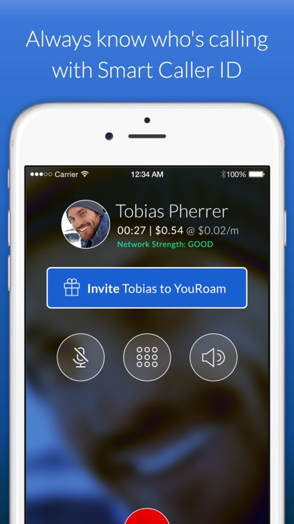 YouRoam: WiFi phone calls and text messaging
