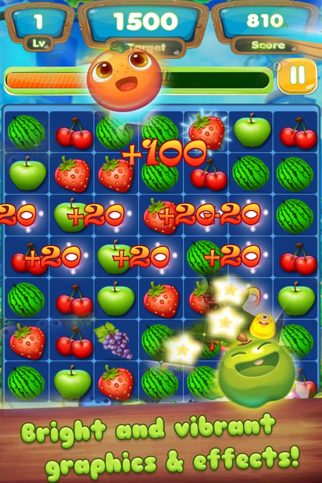 Fruit Match-3: Farm Line screenshot 2