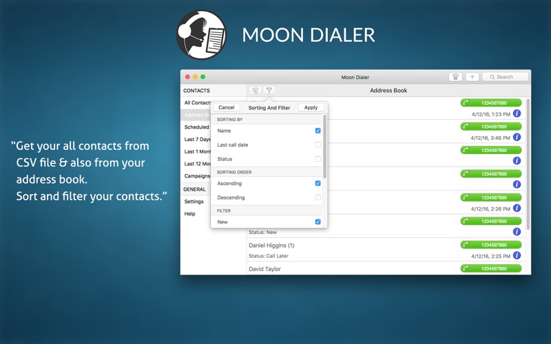 Moon Dialer for Call Center thumbnail 4
