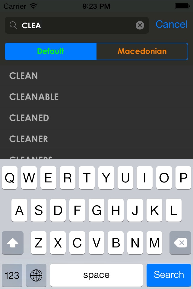 Macedonian Dictionary screenshot 4