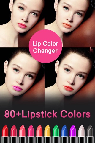 Lip Color Changer Pro - Makeup Booth to Change Lipstick Shades & Got Glossy Lips screenshot 2