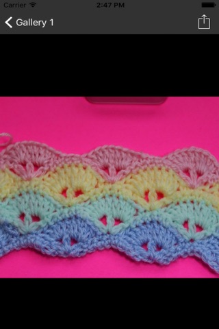 Crochets Stitches Samples screenshot 3