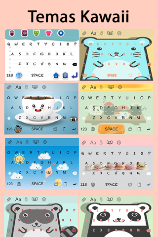 Color Fonts Keyboard: Cute Bio screenshot 2