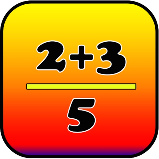 Math flash card - The challenge games for kids Icon