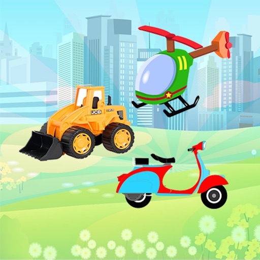 Vehicles Puzzles for Toddlers & Preschool