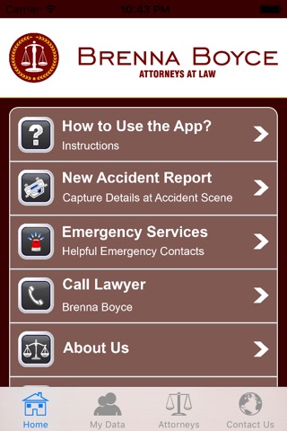 Brenna Boyce Personal Injury App screenshot 2