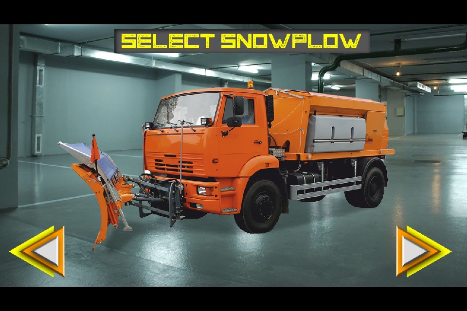 Drive Snowplow in City screenshot 2