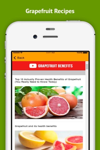 Grapefruit Recipes - Low Calorie Juice Recipes screenshot 4