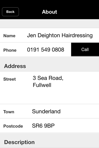 Jen Deighton Hairdressing screenshot 3