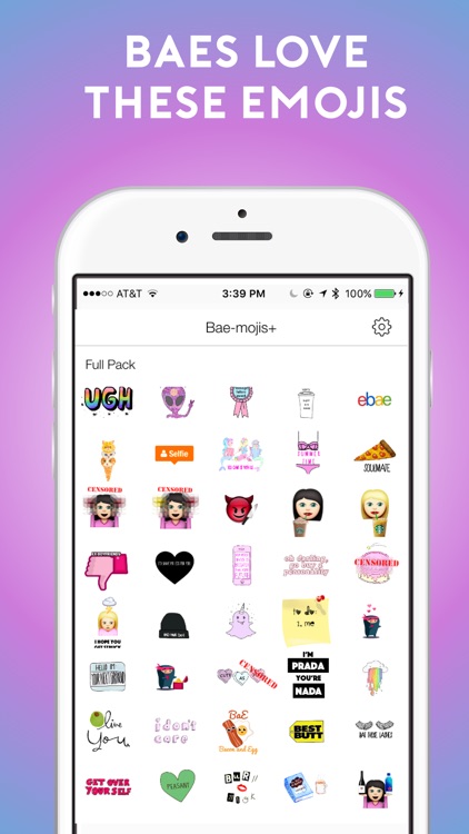 Baemoji - Bae Emoji & Sticker Keyboard for Texting Girls Cute Icons by ...