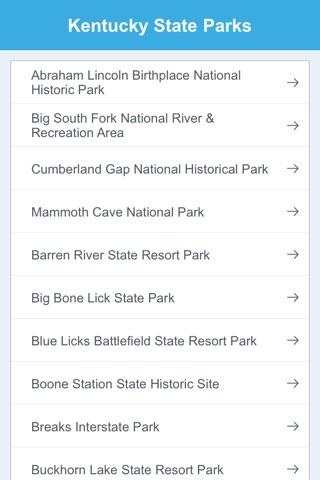 Kentucky State Parks & National Parks screenshot 2