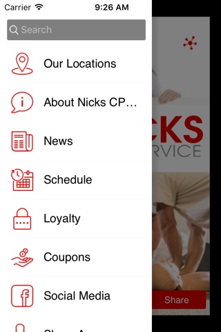 Nicks CPR Service screenshot 2