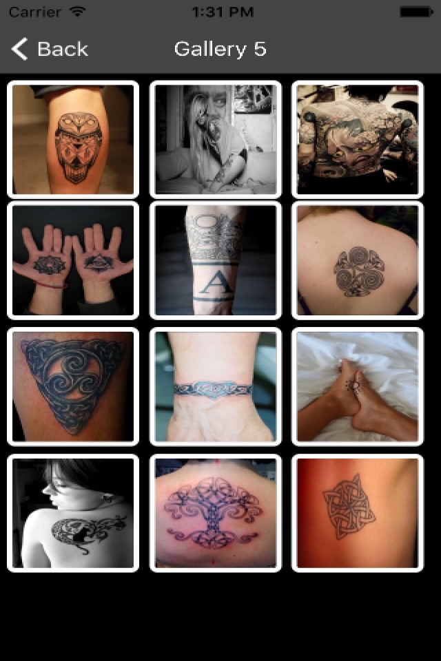 Trendy Tattoo Designs screenshot 2