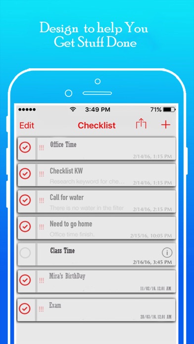 schedule maker make a list of task business projects things to