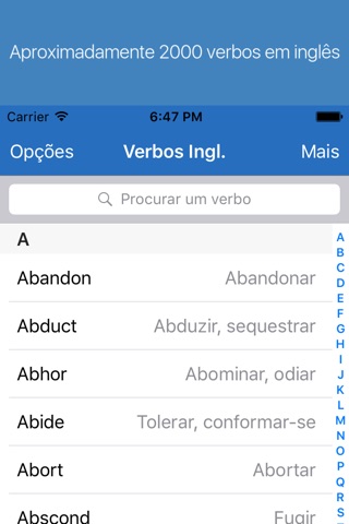 English Verb Conjugator Pro screenshot 2