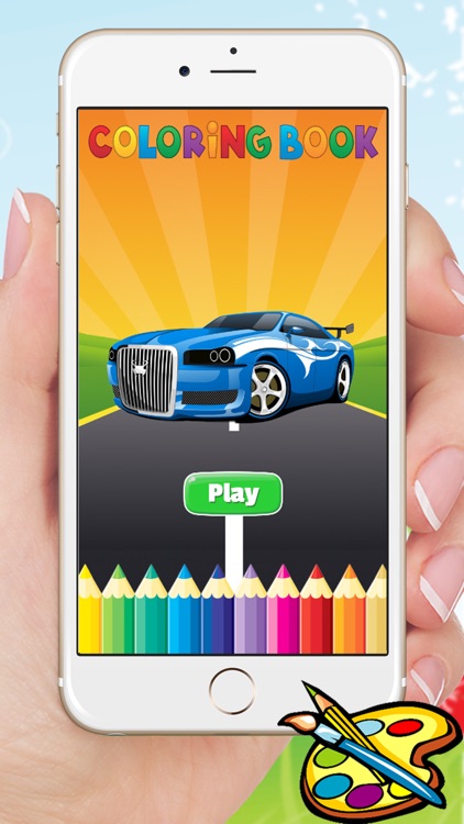 Sport Car Coloring Book Drawing Vehicles for Preschool Boys