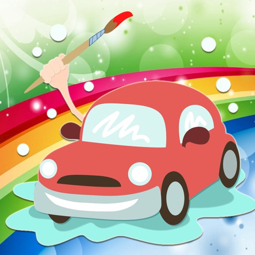 Vehicle Coloring Book - All In 1 Car Draw Paint And Color Pages Games For Kids iOS App
