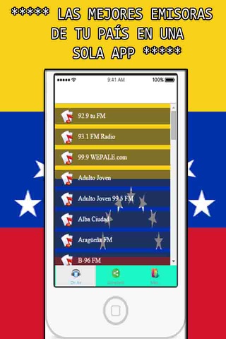 Radios venezuela con internet escuche en vivo las mejores emisoras de tu pais vive lo actual screenshot 2