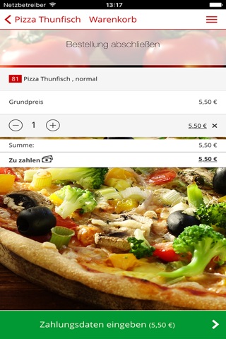 Bella Pizza Stuttgart screenshot 3