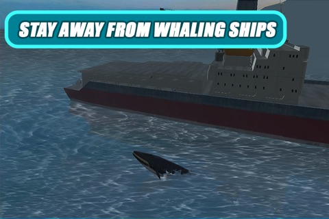 Whale Survival Simulator 3D - Ocean animal survival simulator screenshot 3