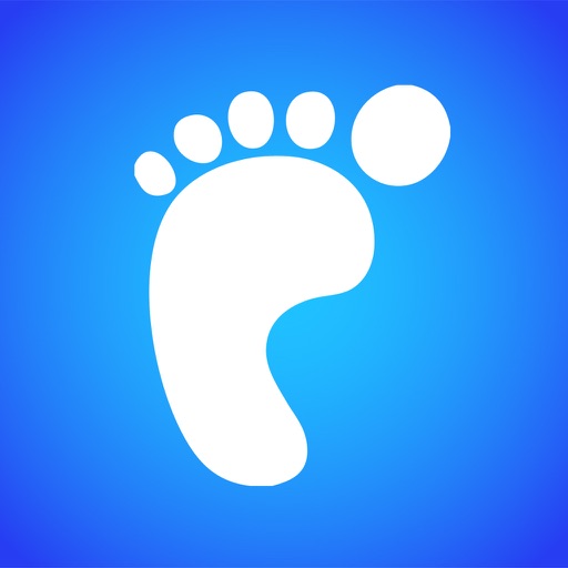 Free Pedometer and Step Counter Tracker for Walking Icon