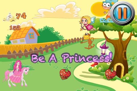 Strawberry Princess and Brave Pink Horse - Fun Free Game for Girls screenshot 2