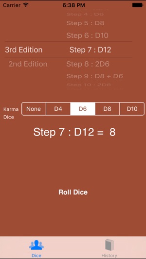 Earthdawn dice roller