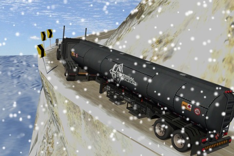Winter Truck Driver Cargo Simulator Game screenshot 2