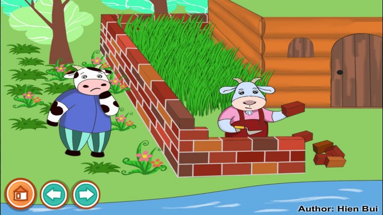 The story of cow and goat (Story and games for kids)