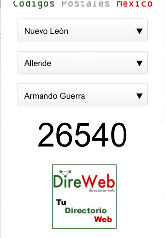 Códigos Postales México screenshot 3