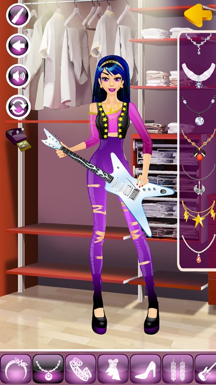 Rockstar Makeover - Girl Makeup Salon & Kids Games screenshot-4