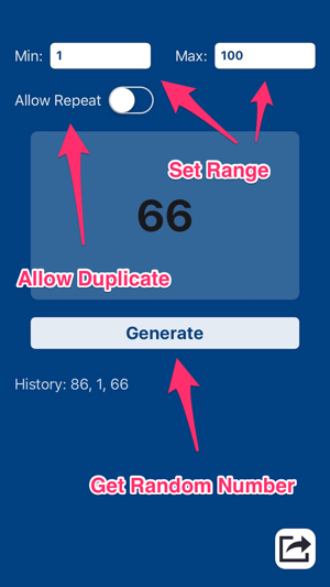 Pseudo Random Number Generator With Range - Quick Pick Numbe(圖2)-速報App
