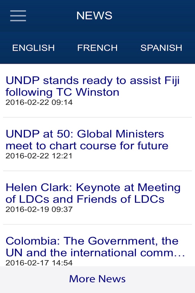 UNDP App screenshot 3
