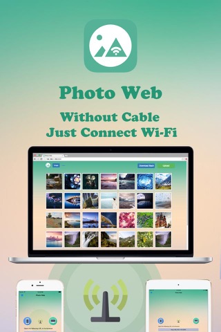 Photo Web - Free Transmission Sync & Backup Photos & Videos Tool Over WiFi screenshot 2