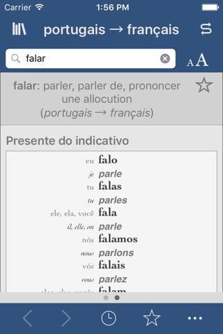 Ultralingua French-Portuguese screenshot 2